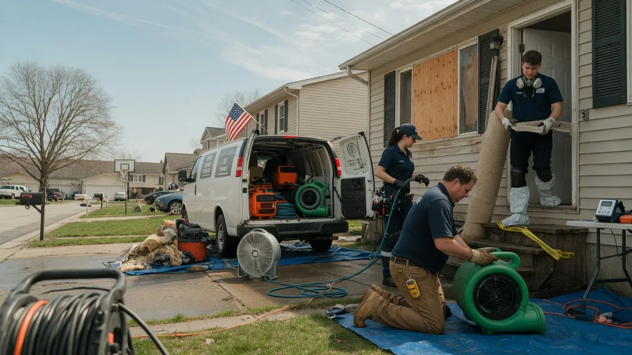 Water Damage Restoration in Walled Lake, MI near me